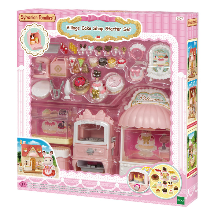 Набір Sylvanian Families 5807 Кондитерська для стартового будинку доповнення з функціональною духовкою та аксесуарами, іграшка для дітей від 3 років