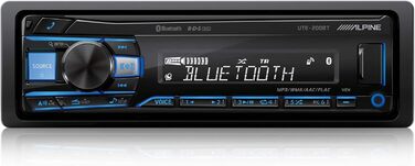 Автомобільний медіа-ресівер Alpine UTE-200BT чорний Bluetooth