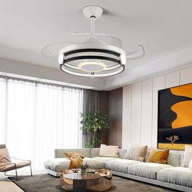 Сучасний одномісний вентилятор, підвісний світильник для спальні, світильник для гостьової кімнати, світильник для кабінету, стель