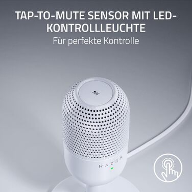 Ультракомпактний USB-мікрофон (14-мм конденсаторний мікрофон, суперкардіоїдна полярна діаграма спрямованості, датчик вимкнення зву