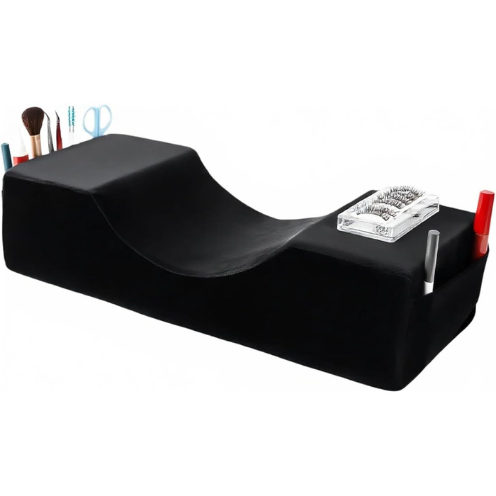 Подібна подушка для вій, косметична подушка, ергономічна подушка з піною з ефектом пам&39яті, чудова підтримка для косметичних процедурних ліжок, подушка для вій, оптимальний комфорт для процедурних ліжок для вій та косметичних застосувань