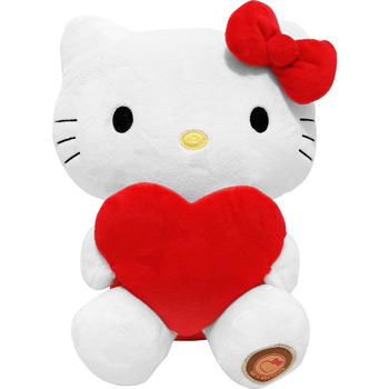 М'яка іграшка Hello Kitty з серцем ECO, 24 см у картонній упаковці
