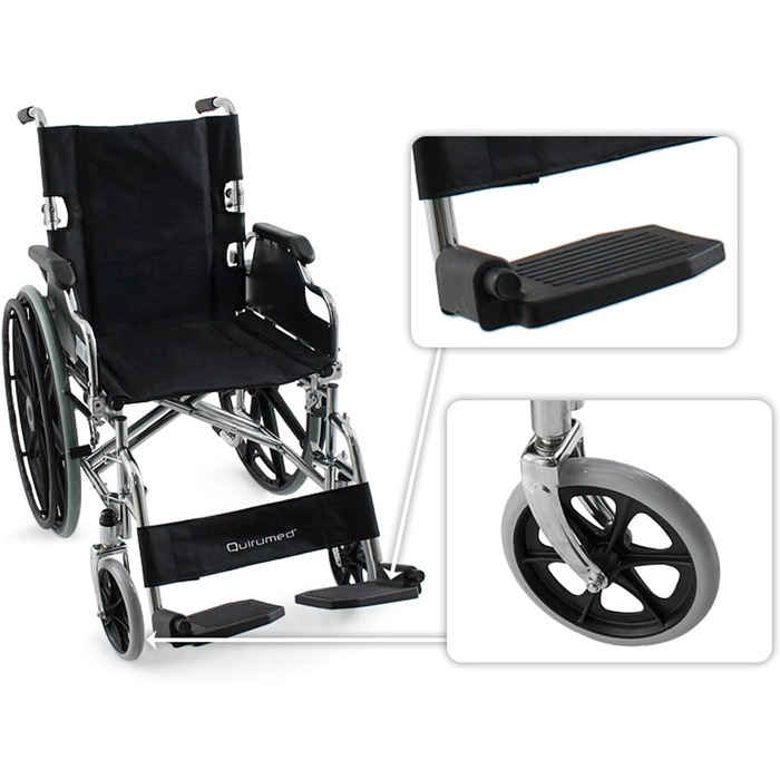 Крісло колісне QUIRUMED PRO, 106 x 63 x 95 см