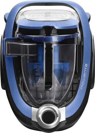 Безмішковий пилосос 550 Вт об'єм пилу 2,5 л низький рівень шуму компактний розмір вкл. аксесуари синій 33, 3 x 30 x 43, 5 см парке