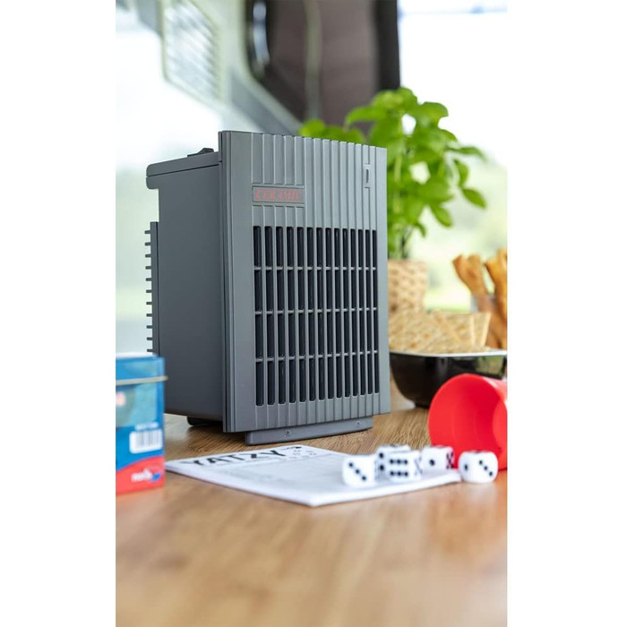 Керамічний вентилятор-обігрівач BERGER, макс. 1500 Вт Тихий портативний обігрівач для кемпінгу, майстерні, офісу, ванної кімнати Невеликий вентилятор-обігрівач з 2 рівнями потужності Енергозберігаючий та безпечний