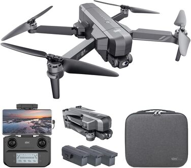 Дрон X-Verse SJRC F11S 4K PRO із камерами 4K HD EIS, відстань керування 6 км, 2-осьовий підвіс, професійний складаний квадрокоптер