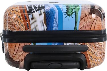 Валіза ручна поклажа Big Apple, 54x36x20 см, 32 л, 2.7 кг, барвиста