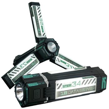 Панк-кемпінговий ліхтар з 5 режимами освітлення, футуристичний гаджет з можливістю акумулятора, для науково-фантастичного косплею, вечірок та використання на свіжому повітрі