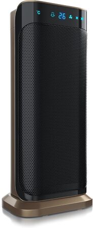 Керамічний обігрівач для ванної кімнати з дистанційним керуванням - Енергозберігаючий, тихий - Швидкий обігрівач з функцією коливання - 2 режими нагріву - Таймер - Сертифіковано GS A Золото