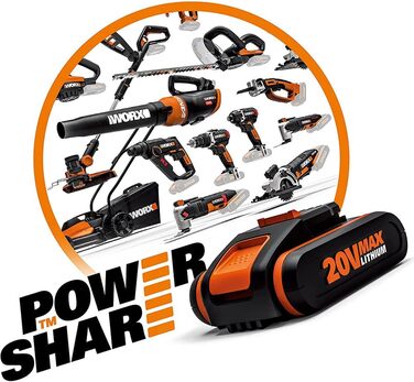 Акумулятор WORX WA3604 PowerShare с зарядной станцией в комплекте
