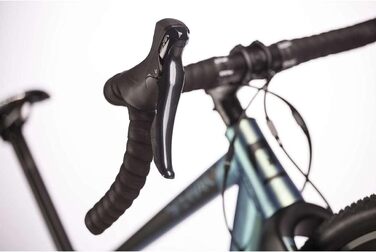 Чоловічий гравійний велосипед Airtracks 28 дюймів STERRATO 5.0 з 2 x 9 швидкостями Shimano SORA RD-R3000 - вилка UD Carbon - розміри рами 52 см та 55 см - модель 2026 55 см (підходить для велосипедистів зростом 175-188 см)