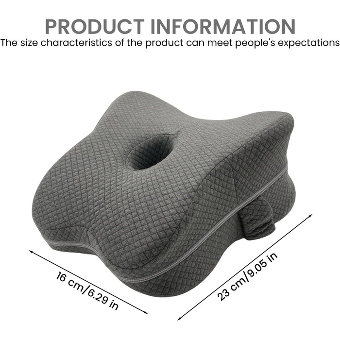 Подушка для колін для тих, хто спить на боці подушка для ніг з піни з ефектом пам&39яті, ортопедична подушка для ніг, допомагає при болю в колінах, подушка для ніг з піни з відповідним ремінцем для підтримки ніг, подушка для ніг для тих, хто спить на боці