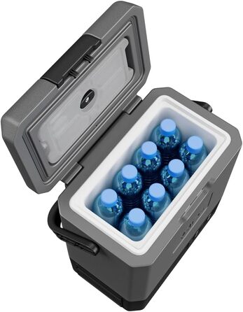 Холодильник морозильна камера міні портативний електричний cool box з компресором 12/24V DC для автомобіля, вантажівки, човна і ро