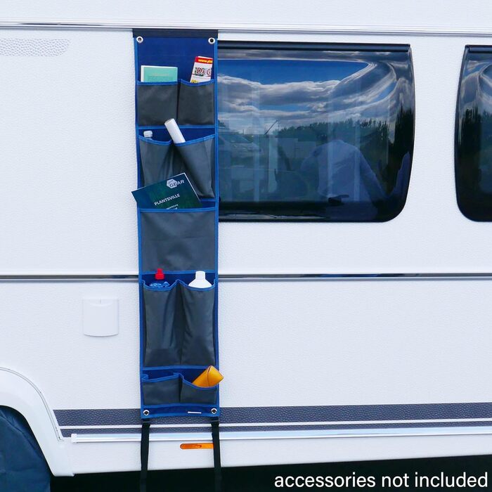 Кишеня для органайзера GEAR Caravan - Підвісна полиця для намету, тенту, каравану 140 х 30 см, 9 відділень