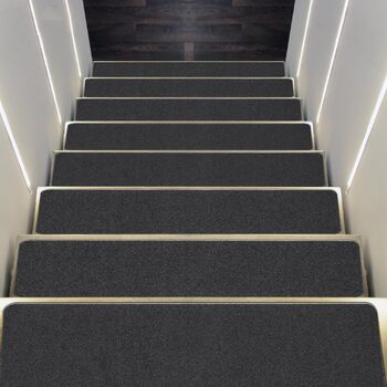 Килимки для сходів wanwanper, килимок для сходів 15 шт. , протиковзкі килимки для сходів, килимок для захисту сходів для дерев'яни