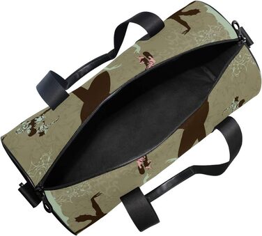 Сумка-шопер для дівчаток Сніжинки, вінтажна різдвяна сумка для балету, спортивна дорожня сумка-несік з канвасу для чоловіків та жінок, для подорожей та на вихідні