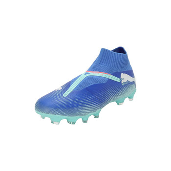 Футбольні бутси PUMA Unisex Future 7 Match Ll Fg/Ag 45 EU Bluemazing Puma White Electric Peppermint