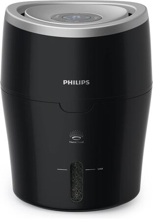 Зволожувач повітря Philips Series 2000 - для приміщень до 40 м, з технологією NanoCloud, 3 режими швидкості, режим сну, 2-літровий
