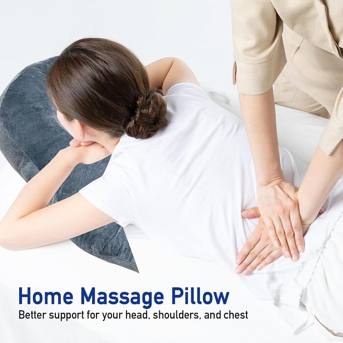 Подушка для обличчя для сну на животі, подушка для позиціонування обличчям вниз для післяопераційної підтримки, масажний підголівник для ліжка та масажного столу, дихаюча конструкція