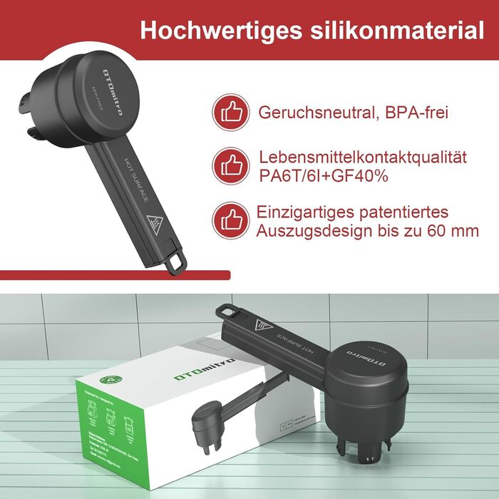 Для Monsieur Cuisine Connect та Smart, Steam Diversion без BPA, аксесуари для перенаправлення пари для MCC та MCS, Захист від насадок для перенаправлення пари Кухонні настінні шафи Steam Diversion для Monsieur Cuisine Connect/Smart/Trend