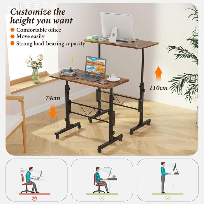 Письмовий стіл, регульований по висоті, комп&39ютерний стіл, невеликий комп&39ютерний стіл для домашнього офісу, стіл для роботи стоячи, навчальний стіл для невеликих приміщень, леопардовий принт