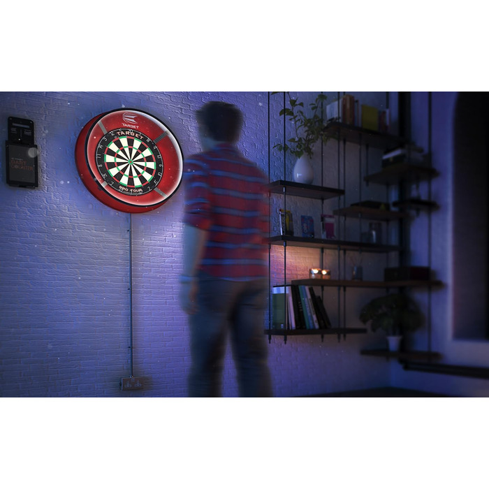 Система освітлення мішені Target Darts Corona Vision (чорна рамка, LED-кільце)