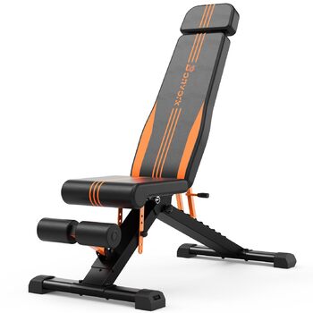 Складана лава для силових тренувань 400 кг, регульована тренувальна лава для тренування всього тіла, багатофункціональна похила лава для тренувань вдома або в спортзалі, 183 см, 400 кілограмів
