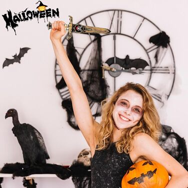 Набір із 2 предметів для підв&39язок на Хелловін, костюм пірата для жінок, підв&39язка для ніг у формі піратського кинджала, для косплею, вечірок на Хелловін, заходів у піратському стилі, чорний, один розмір