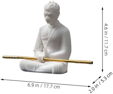 Мавпа Король Статуя Sun Wukong Фігурка Смола Мавпа Будда Скульптура Фен-шуй Підвіска для домашнього офісу Робочий стіл Прикраса приладової панелі автомобіля