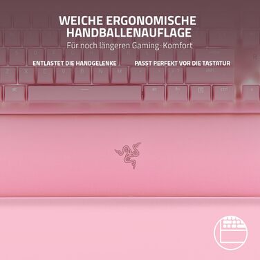 Оптична ігрова клавіатура без цифрової клавіатури (лінійні оптичні перемикачі, клавіші Doubleshot PBT, підставка для долоні) QWERT