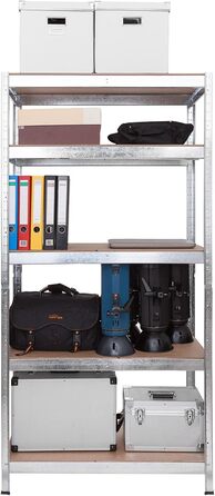 Посилений стелаж Belko, комплект з 2 шт. , стелажі для зберігання, 180 x 90 x 40 см, 2 шт. и, стелаж для підвалу, стелаж без болтів, стелаж для майстерні, вантажопідйомність до 875 кг, 24