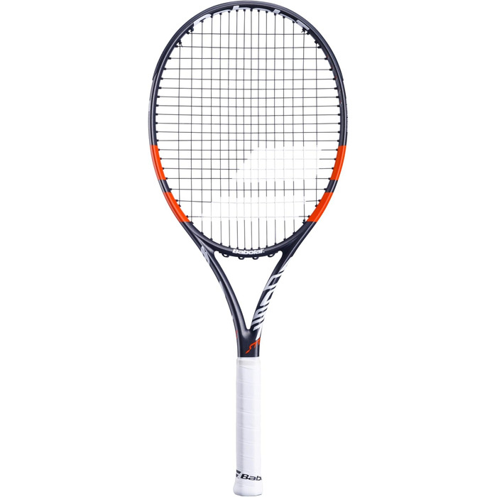 Тенісна ракетка Babolat Aero G 27" 2024 червоно-чорно-біла 270 г L3 NF²-Tech + Aero Modular³ максимальний спін + потужність для середнього рівня офіційний Babolat Франція оригінал