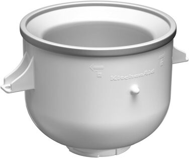 Аксесуари KitchenAid KICA, праска, 1,9 кілограма, Біла/Срібна/Чорна Морожениця