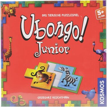 Космос 683429 Убонго Юніор, швидка дитяча гра від 5 років, гра-головоломка, для 1-4 осіб, настільна гра, сімейна гра, подарунок на день народження