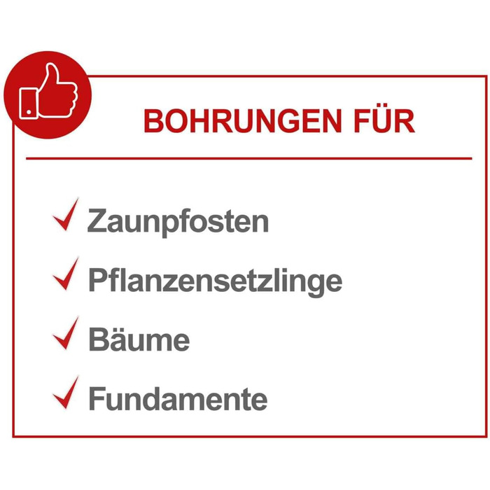 Ручний бурильник для землі 150 мм (бури для ям, стовпів, саду) Загальна довжина 104 см Максимальний діаметр буріння 150 мм Максимальна глибина буріння 1000 мм Міцна сталева конструкція, 700