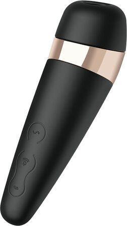 Вібратор Satisfyer Pro 3 Plus Pressure Wave Стимуляція клітора для жінок надзвичайно сильний і тихий фалоімітатор Спеціальні секс-іграшки для неї Водонепроникний і акумуляторний Вібратор і присоска ука (1 упаковка)