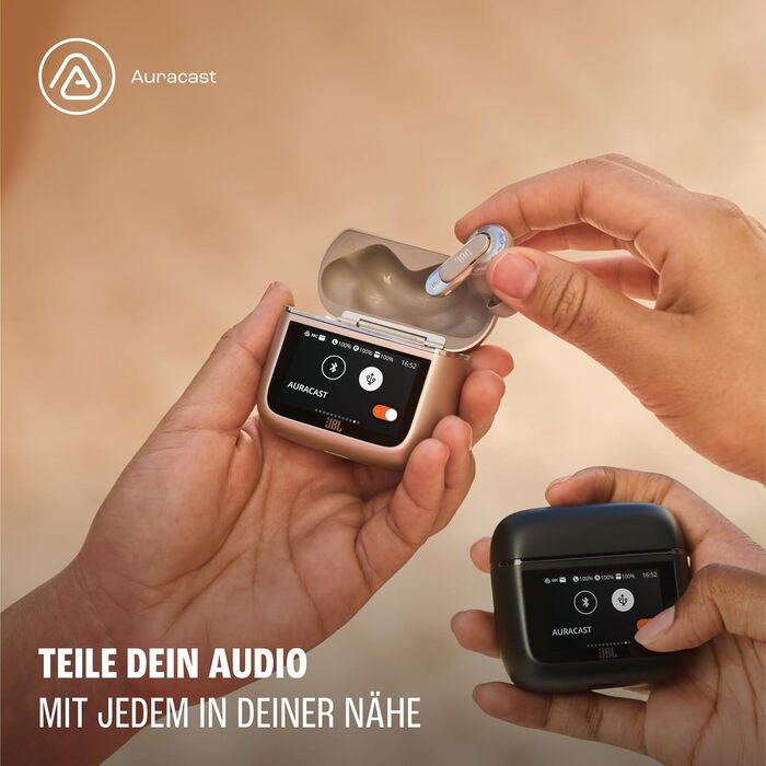 Навушники з розумним зарядним пристроєм, 40 годин автономної роботи, True Adaptive Noise Cancelling 2.0 та JBL Spatial 360 Sound з