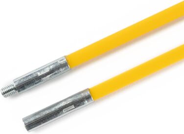 Стандартний набір штанг для протягування кабелю CK MightyRods Pro 10 м, 4 гнучкі секції, стійкий до пошкоджень скловолоконний електричний пристрій для протягування кабелю, електромонтаж, пристрій для протягування кабелю для електриків CK T5421