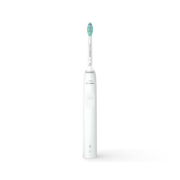 Електрична зубна щітка Philips Sonicare Sonic серії 3100 із вбудованим датчиком тиску, SmarTimer і QuadPacer, HX3673/13 біла