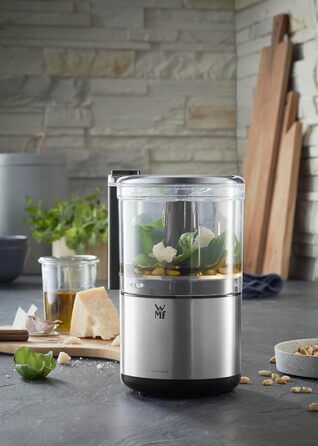 Матовий, компактний мульти-подрібнювач з керуванням однією рукою, знімний контейнер (0,3 л), 65 Вт