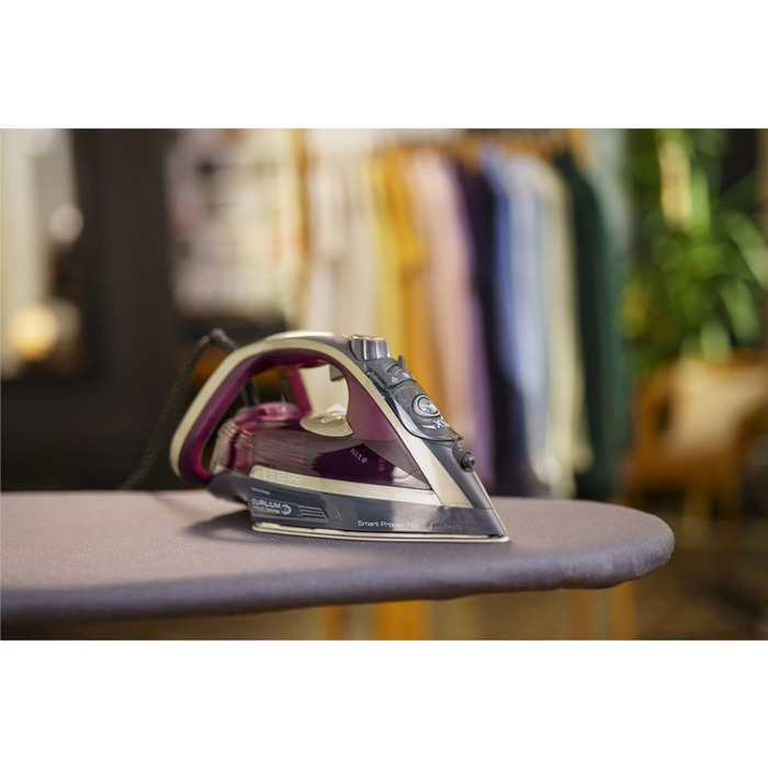 Парова праска Tefal FV6870 Smart Protect Plus 2800 Вт Автоматичне вимкнення Вертикальна подача пари Видатні ковзаючі властивості 2