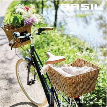 Підставка Basil Hinterradkorb Cento-Rattan Look Seagrass Single