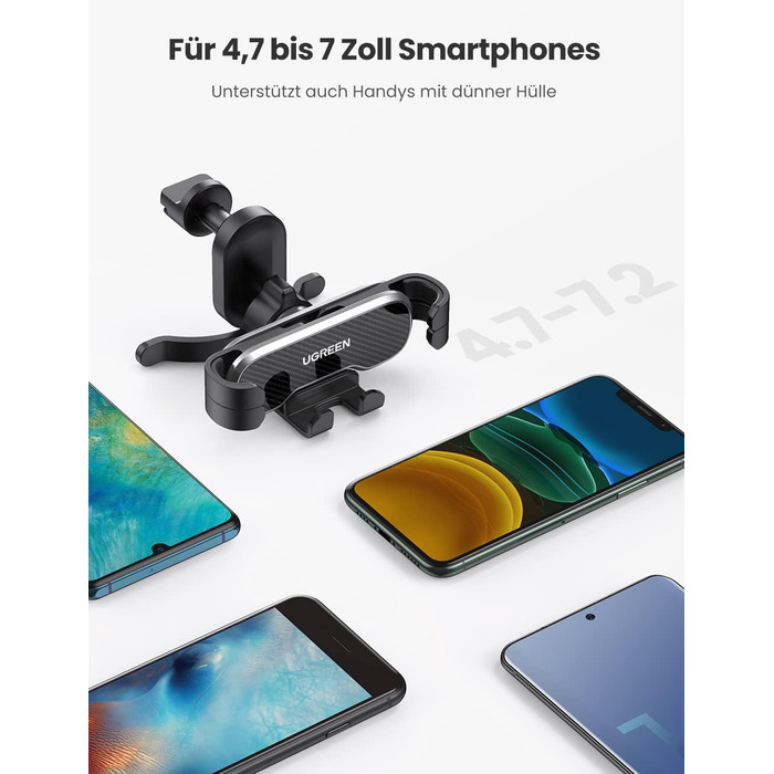 Автомобільний тримач для мобільного телефону з гачком вентиляція автомобільний тримач гравітаційний автомобільний тримач для мобіл