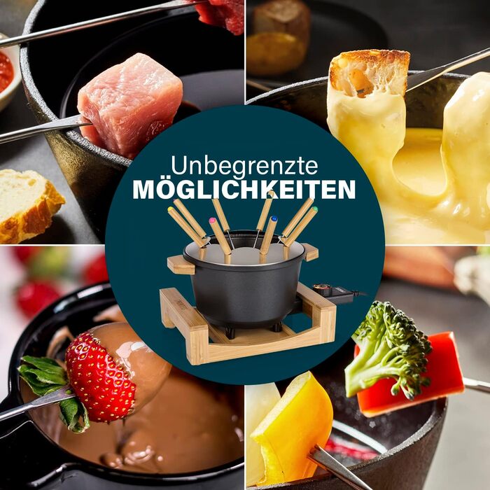 Підходить для 8 осіб, 800 Вт, ємність 1,5 л, легке очищення, 173025 Bamboo Black