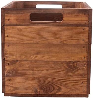 Дерев&39яні ящики для вінтажних меблів для полиць Kallax 33 см x 37,5 см x 32,5 см, вкладиші для вина, як полиці для кухні та ванної кімнати, 3 шт.
