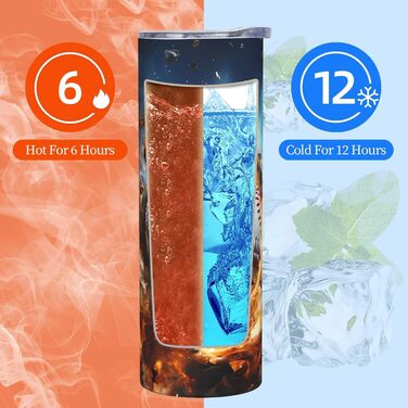 Кухоль з прямою трубочкою, 590 мл, Гарячий бейсбол, з принтом, дорожній кухоль, підходить для кемпінгу, офісу та дому