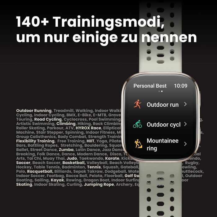 Розумний годинник Amazfit Bip 6 46 мм, 14-денний час роботи від батареї, 1.97-дюймовий AMOLED, GPS та безкоштовні карти, штучний інтелект, функція Bluetooth-дзвінків та текстових повідомлень, здоров&39я, фітнес-трекер сну, понад 140 режимів тренувань, 5 а