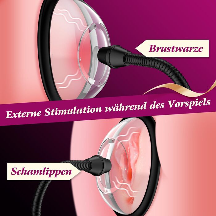 Вагінальний насос KGH, секс-іграшка для жінок, вагінальний кліторальний вакуумний насос для посилення відчуттів та сексуального задоволення, стимулятор клітора, присоска для сосків з 2 сильними присосками для задоволення жінок та пар