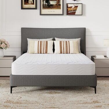 Матрац Novilla 140x200 см 7-зонний пружинний матрац Pocket Spring Висота 20 см Рівень жорсткості H3 Сертифіковано Oeko-Tex Дихаючий та стабільний розмір 20 см 140 x 200 см