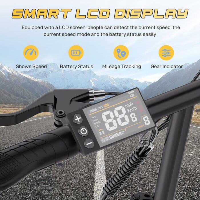 Електричний велосипед EVERCROSS для дорослих, 250 Вт, шини 16&quot/20&quot x 4.0 Fat, швидкість до 25 км/год та запас ходу 60-100 км, знімний акумулятор 36V/48V, гірський сніговий позашляховий електричний велосипед EK5 чорного кольору - макс. 60 км